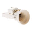 ZENITECH - Douille avec Fiche DCL 6A 250V B22 - Blanc - Zenitech - vignette