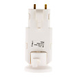 ZENITECH - Douille avec Fiche DCL 6A 250V B22 - Blanc - Zenitech - vignette