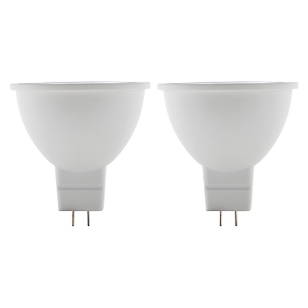 ELEXITY - Lot de 2 spots LED 3,5W GU5,3 250lm 2700K - Blanc chaud - Elexity - large