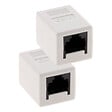 ZENITECH - Lot de 2 raccords RJ45 F/F CAT6 - Blanc - Zenitech - vignette