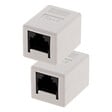 ZENITECH - Lot de 2 raccords RJ45 F/F CAT6 - Blanc - Zenitech - vignette