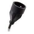 ZENITECH - Prolongateur 16A HO5VV-F 3G1,5mm² - noir 5m - Zenitech - vignette