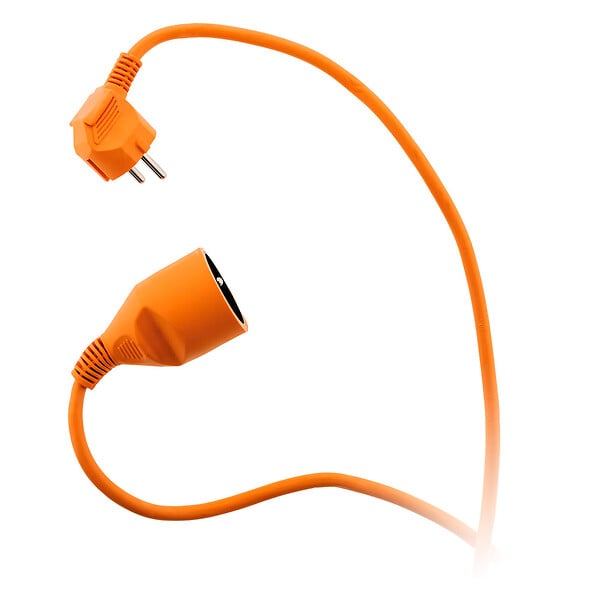 ZENITECH - Prolongateur jardin 16A HO5VV-F 3G1,5mm² 2P+T 45m - orange - Zenitech - large