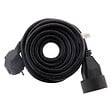 ZENITECH - Prolongateur 16A 2P+T HO5VV-F 3G1,5mm² - noir 3m - Zenitech - vignette