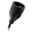 ZENITECH - Prolongateur 16A 2P+T HO5VV-F 3G1,5mm² - noir 3m - Zenitech - vignette