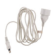 ZENITECH - Rallonge 2m - HO3VVH2F 2x0,75mm² 6A - blanc - Zenitech - vignette