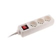 ZENITECH - Bloc multiprise 3 prises 16A 2P+T interrupteur - blanc - Zenitech - vignette