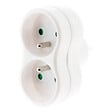 ZENITECH - Multiprise biplite 2x16A - Blanc - Zenitech - vignette
