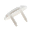 ZENITECH - Lot de 3 caches prises 2 P+T + clef - Blanc - Zenitech - vignette
