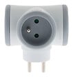 WATTANDCO - Triplite rotative Grise 3x16A - Watt and Co - vignette