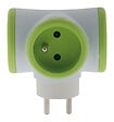 WATTANDCO - Triplite 3x16A rotative - Vert - Watt and Co - vignette