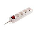 ZENITECH - Bloc multiprise 4 prises 16A 2P+T interrupteur - blanc - Zenitech - vignette