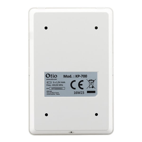 OTIO - Clavier externe RFID sans fil pour alarme 75500x - Otio - large