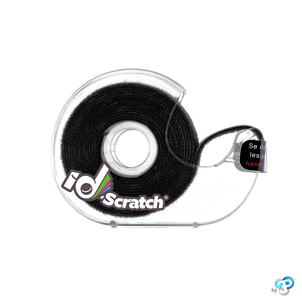 ID-SCRATCH - Bande scratch auto-agrippante - Noir - 2cmx2m - large