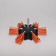 SEA - Brosse éventail nylon - 100mm - Queue 6x30mm - vignette