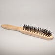 SEA - Brosse manuelle acier droit - Manche bois - 295x145x25mm - vignette