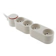 ZENITECH - Bloc Home 4 prises 16A 2P+T câble 3m - Blanc - Zenitech - vignette