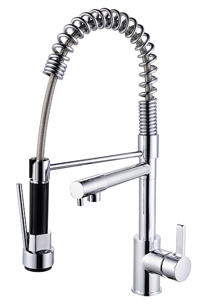 ROUSSEAU - Mitigeur haut pour évier avec douchette Stoli - Chrome - large