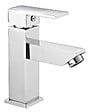 ROUSSEAU - Mitigeur lavabo - Laiton - Gerzat - Chrome - Bec fixe - vignette