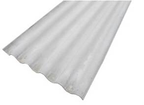 FIBEROOF - Plaque ondulée fibrociment GO 177-51 - Gris - 2,50x0,92m - large