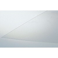 STYROGLASS - Verre synthétique 5mm 100x50cm clair - L.100xl.50xEp.5cm - large