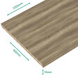 FORESTEA - Tablette mélaminé Authentique 2500 x 600 x 18 mm - PEFC 75% - vignette