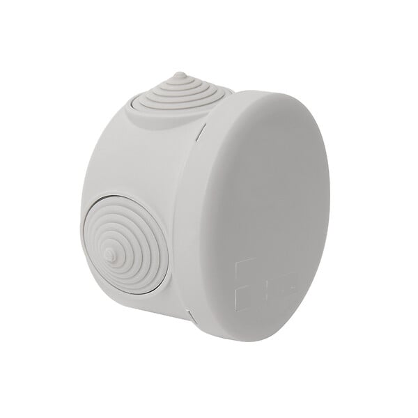 DEBFLEX - Boîte dérivation étanche saillie - D70mm - IP55 - gris - large