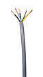 NEXANS - Câble électrique H05VV-F 5x2.5mm² - Gris - 300-500V - vignette