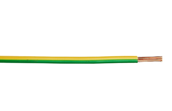 NEXANS - Câble électrique H07V-R 6mm² - Vert et Jaune - large