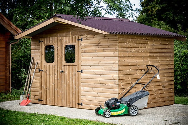 HABRITA - Abri de jardin en bois - 7.25m² - L.316xl.240xH.235cm - large