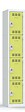 P.HENRY - Casier vestiaire acier 4 cases - Gris perle et anis - vignette