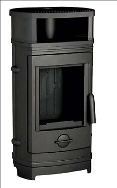 INVICTA - Poêle à bois fonte Treville - Anthracite - 8kW - large