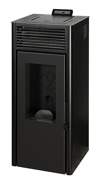 INVICTA - Poêle à granulés Nola 7 - Acier - Noir - 7kW - large