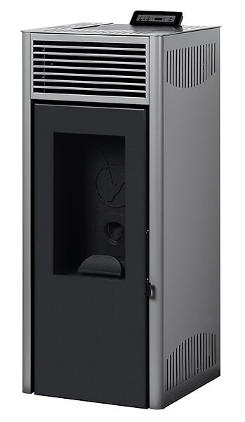 INVICTA - Poêle à granulés Nola 7 - Acier - Gris - 7kW - large