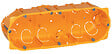 LEGRAND - Boîte à encastrer Batibox plaque de plâtre - 3 postes 40mm - vignette