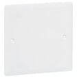 LEGRAND - Couvercle Batibox maçonnerie 80x80mm plastique Blanc - vignette