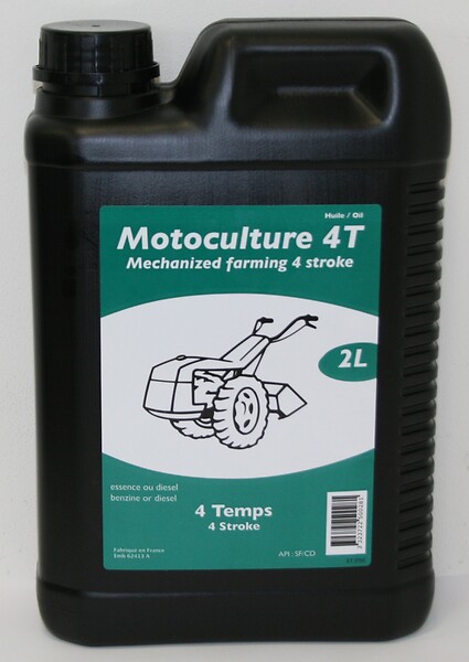 Huile 4 temps motoculture - 2L - Tondeuses et tracteurs - large