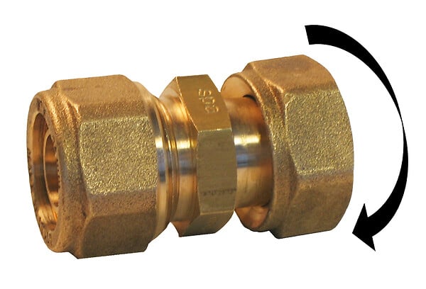 NOYON & THIEBAULT - Raccord pour tube PER à compression D.16mm F. 1-2 - large