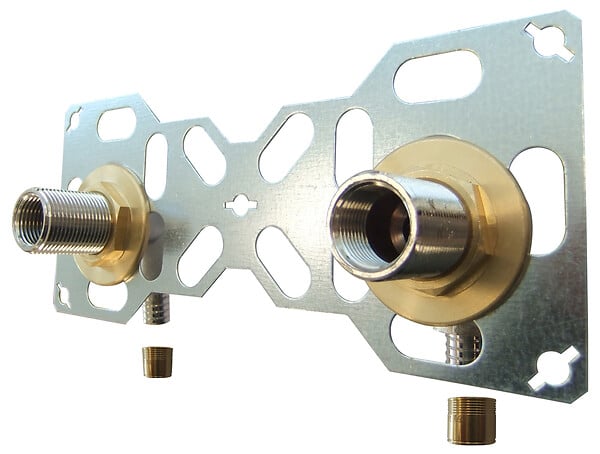 NOYON & THIEBAULT - Kit installation platine double PER à glissement - 15cm D12mm - large