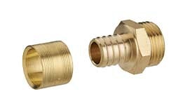 NOYON & THIEBAULT - Raccord pour PER à glissement M15x21 D.16 - large