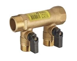 NOYON & THIEBAULT - Collecteur MF20x27 monobloc vannes 2 départs - large