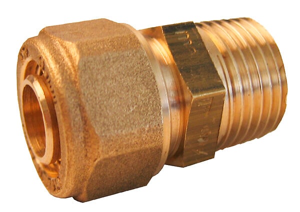 NOYON & THIEBAULT - Raccord pour tube PER à compression D16mm Male 3-8 - large