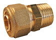 NOYON & THIEBAULT - Raccord pour tube PER à compression D16mm Male 3-8 - vignette
