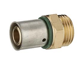 NOYON & THIEBAULT - Raccord pour PER à sertir M12x17 D.12 - large