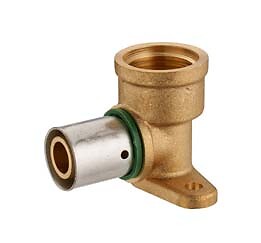 NOYON & THIEBAULT - Coude applique pour PER à sertir F15x21 D.16 - large