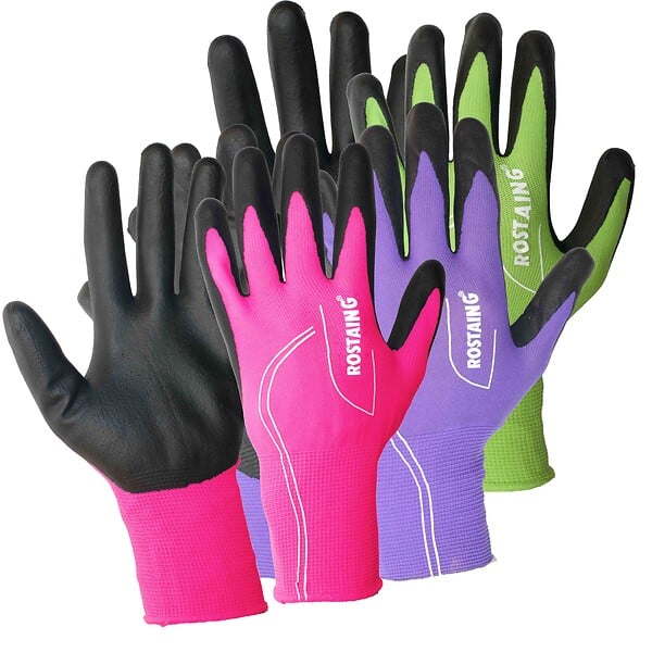 ROSTAING - Gants enduits nitrile - Maxfell T7 - Taille 7 - large