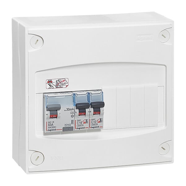 LEGRAND - Tableau électrique pré-équipé extension chambre - 13 modules - large
