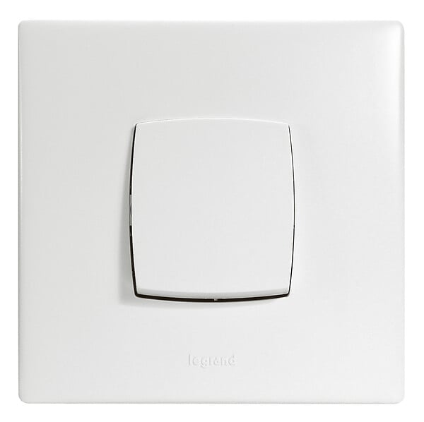 LEGRAND - Interrupteur va-et-vient Neptune - plastique - Blanc - large