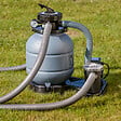 GRE - Piscine ronde hors-sol acier - Anthracite - Diam.480xH.122cm - vignette