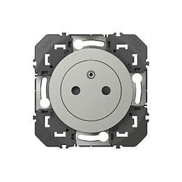 LEGRAND - Prise de courant 2P+T Surface Dooxie - Aluminium - 16A - large